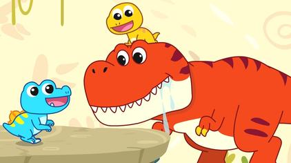 01:54宝宝巴士动画宝宝巴士之恐龙世界2—小小的愿望,四个恐龙蛋好